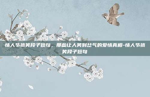 情人节搞笑段子短句,那些让人笑到岔气的爱情真相-情人节搞笑段子短句