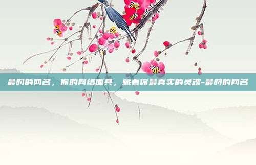 最叼的网名,你的网络面具,藏着你最真实的灵魂-最叼的网名