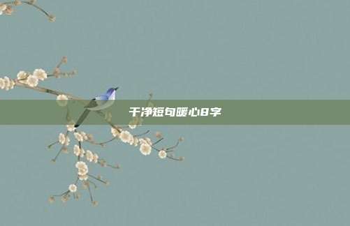 干净短句暖心8字