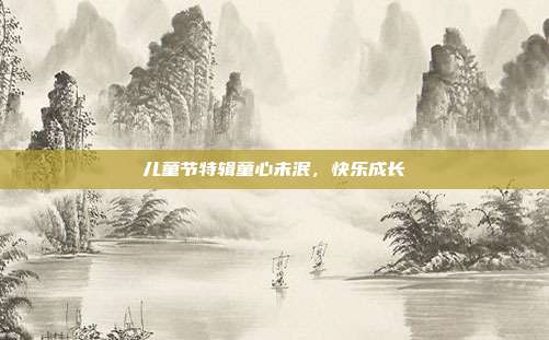 儿童节特辑童心未泯,快乐成长