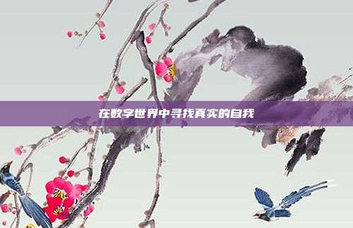 在数字世界中寻找真实的自我
