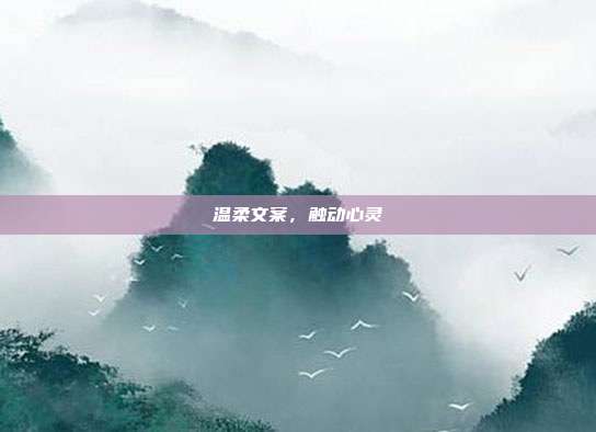 温柔文案，触动心灵