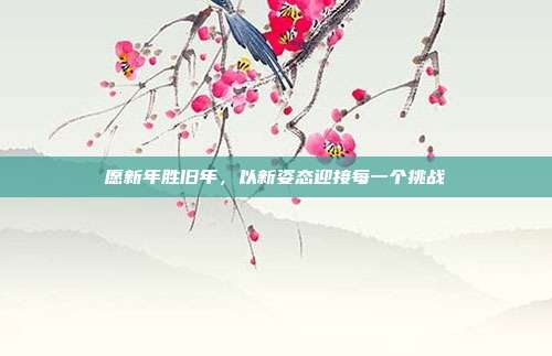 愿新年胜旧年，以新姿态迎接每一个挑战