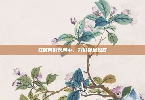 在时间的长河中，我们都是过客