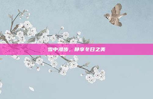雪中漫步，静享冬日之美