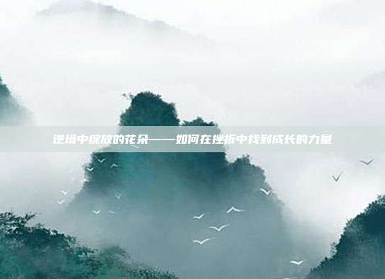 逆境中绽放的花朵——如何在挫折中找到成长的力量