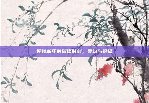 迎接新年的璀璨时刻，美句与祝福