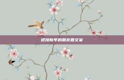 迎接新年的朋友圈文案