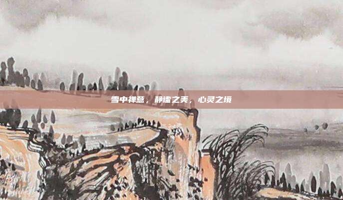 雪中禅意,静谧之美,心灵之境