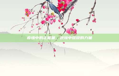 疫情中的正能量,逆境中绽放的力量