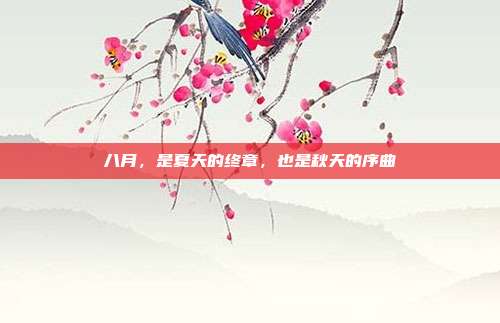 八月,是夏天的终章,也是秋天的序曲