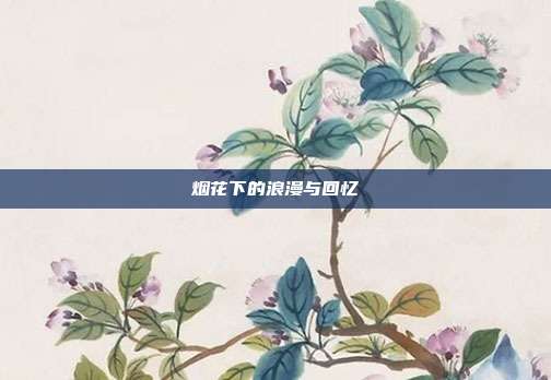 烟花下的浪漫与回忆