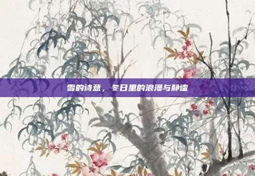 雪的诗意,冬日里的浪漫与静谧