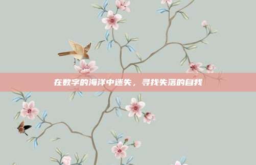 在数字的海洋中迷失,寻找失落的自我