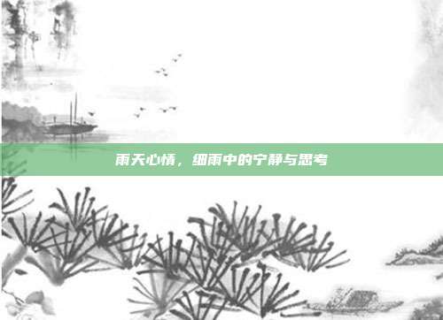 雨天心情，细雨中的宁静与思考