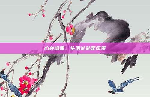 心存感恩,生活处处是风景