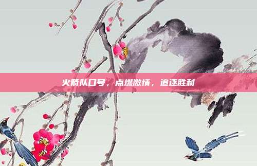 火箭队口号，点燃激情，追逐胜利