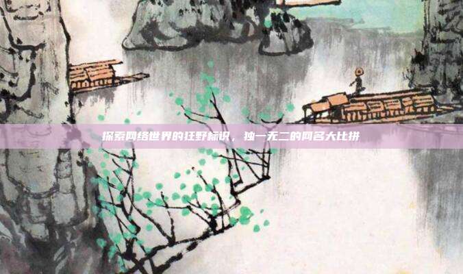 探索网络世界的狂野标识,独一无二的网名大比拼