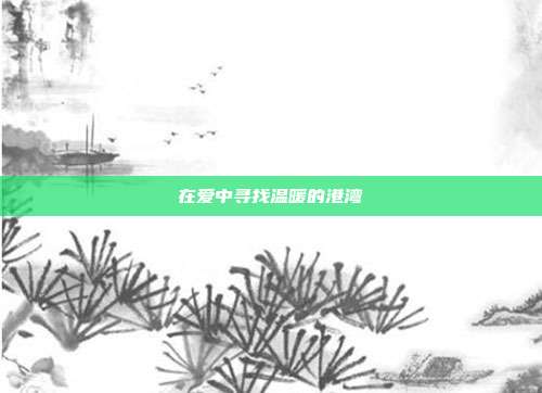 在爱中寻找温暖的港湾