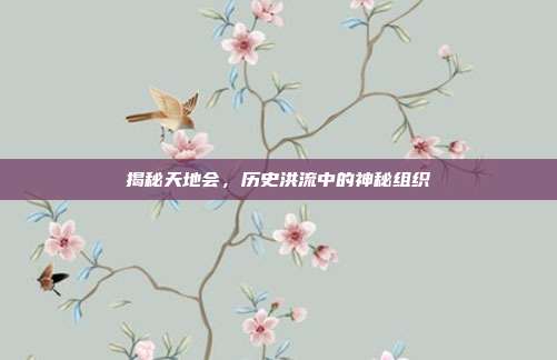 揭秘天地会,历史洪流中的神秘组织