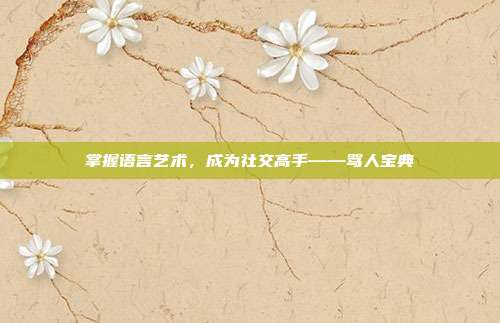 掌握语言艺术,成为社交高手——骂人宝典