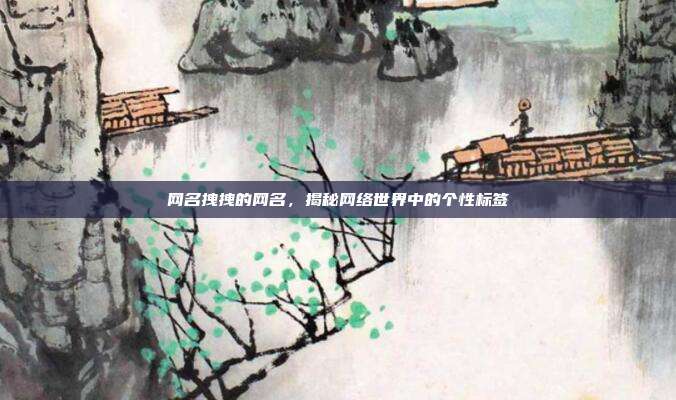 网名拽拽的网名，揭秘网络世界中的个性标签
