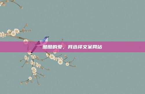 酷酷的爱,我选择文案网站