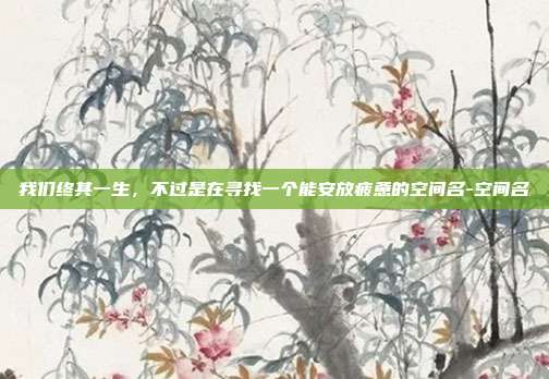 我们终其一生，不过是在寻找一个能安放疲惫的空间名-空间名